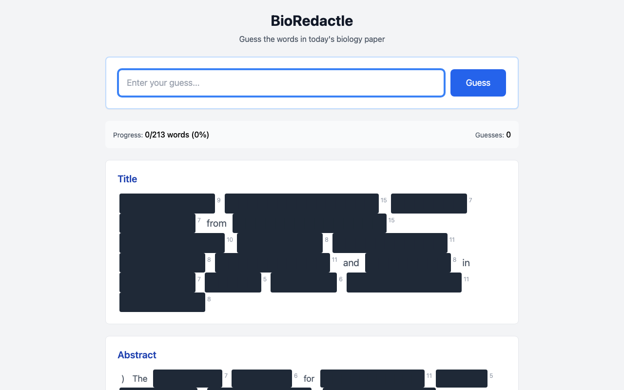 BioRedactle