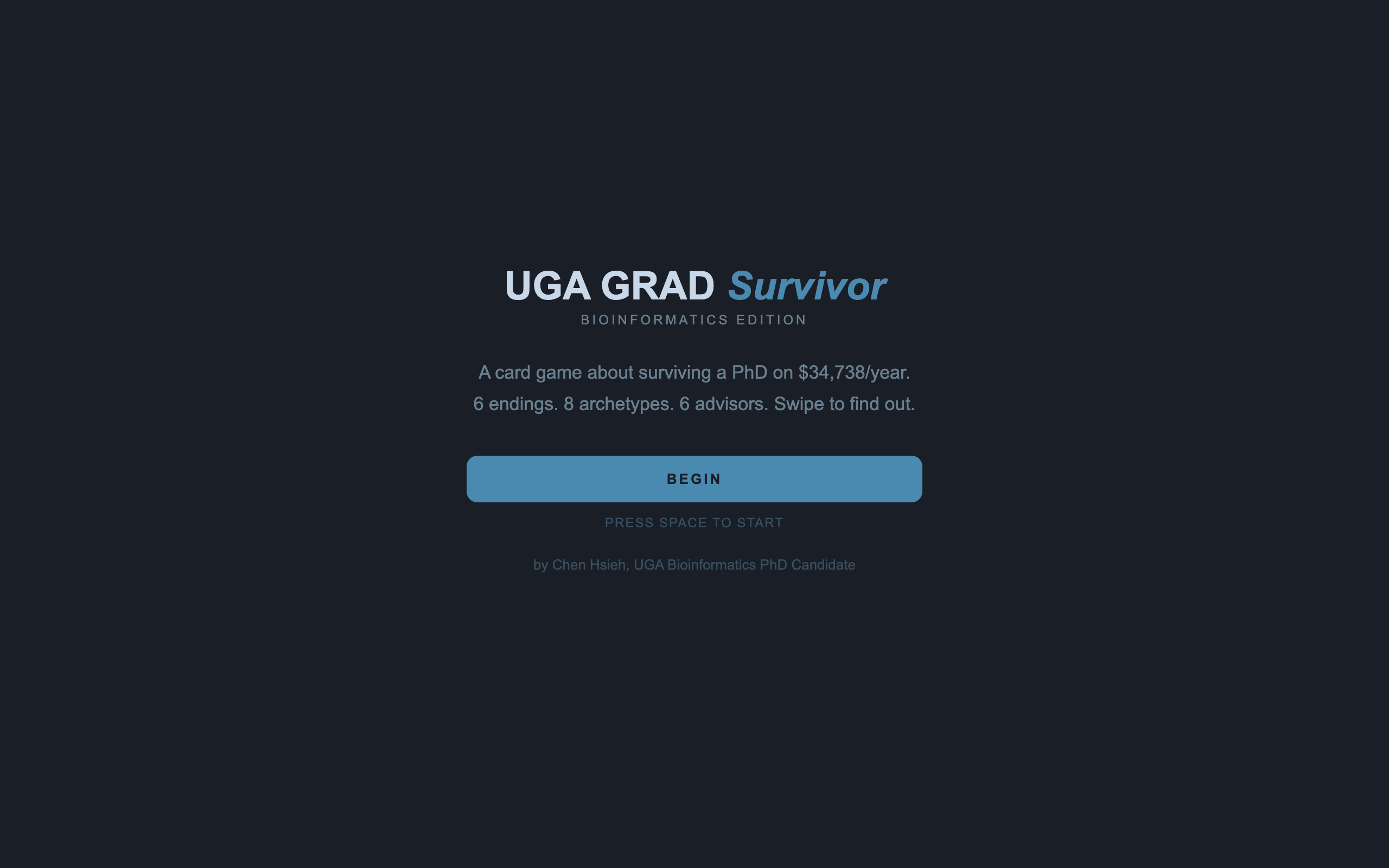 UGA Grad Survivor